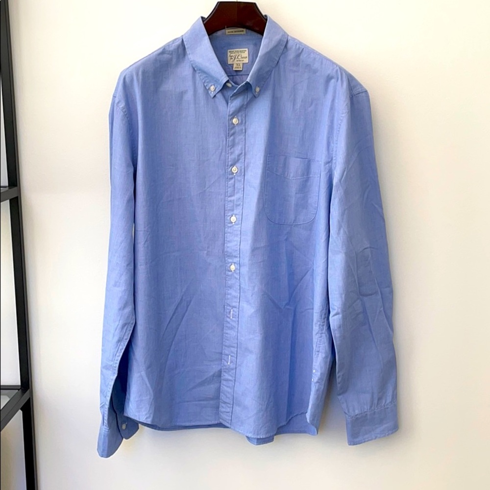 J.Crew Slim Untucked, Secret Wash Stretch Oxford.